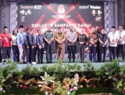 KPUD Kabupaten Bekasi Medeklarasikan Kampanye Damai Untuk Pilkada Serentak Kabupaten Bekasi 2024