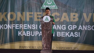 Konfercab VII GP Ansor Kabupaten Bekasi Tetapkan Hasan Basri Sebagai Ketua
