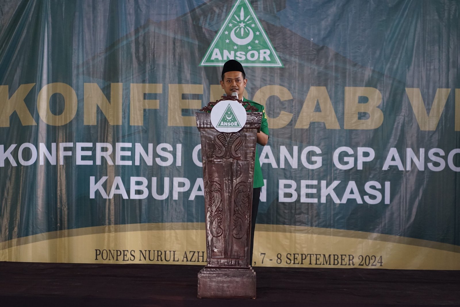 Konfercab VII GP Ansor Kabupaten Bekasi Tetapkan Hasan Basri Sebagai Ketua