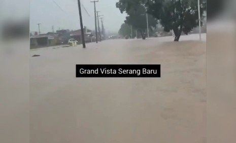 Banjir di Serang Baru: 150 KK Terdampak, Warga Dievakuasi ke Masjid