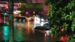 Drainase Buruk, Banjir Kembali Genangi Lampu Merah Delta Mas