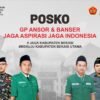 GP Ansor dan Banser Kabupaten Bekasi Dirikan Posko “Jaga Aspirasi, Jaga Indonesia”