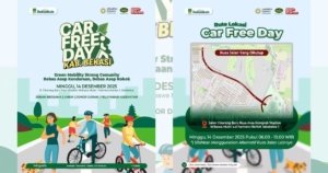 Pemerintah Kabupaten Bekasi Gelar Car Free Day di Cikarang Baru, Jalan Utama Ditutup 14 Desember 2025