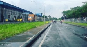 Jalan Irian MM2100 kerap jadi lokasi CFD warga Cikarang Barat.