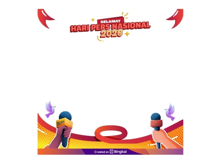 Pilihan twibbon Hari Pers Nasional 2026 hadir dengan desain modern dan mudah digunakan secara daring.