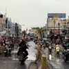 Dishub Kabupaten Bekasi menata Jalan RE Martadinata pasca relokasi pedagang pasar tumpah ke Pasar Baru Cikarang demi kelancaran arus lalu lintas.