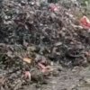 Tumpukan sampah di TPA Burangkeng yang direncanakan akan diolah menjadi bahan bakar RDF.