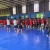 Ratusan pemain muda futsal Bekasi mengikuti seleksi Timnas U-17 di GOR Tambun Selatan.