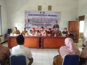 Musdes Desa Bojongmangu bahas perubahan Kepdes terkait daftar peserta pengisian BPD.