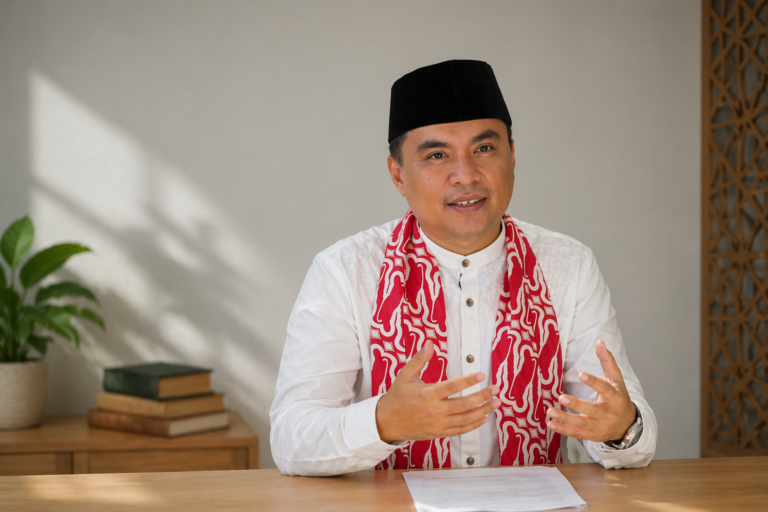 Kepala UPTD PPA Kabupaten Bekasi saat memberikan keterangan terkait penanganan kasus eksploitasi anak di Cikarang Barat.