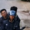 Rekaman CCTV memperlihatkan tiga pelaku curanmor yang beraksi di Perumahan MCR 2 Sukatani, Kabupaten Bekasi.