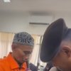 Ade Kuswara Kunang dan HM Kunang saat konferensi pers penahanan oleh KPK terkait kasus dugaan suap proyek di Kabupaten Bekasi.