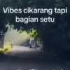 Masih ada Bekasi yang adem! Jalan di Setu ini dipenuhi pepohonan dan terasa sejuk