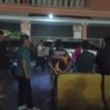 Satpol PP Kabupaten Bekasi bersama aparat gabungan kembali menggelar penertiban pedagang di kawasan SGC Cikarang.