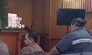 Persidangan kasus dugaan korupsi proyek di Pengadilan Negeri Bandung yang menghadirkan sejumlah saksi pada Senin (18/5/2026).