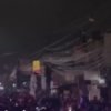 Iring-iringan suporter Viking melakukan konvoi kemenangan Persib Bandung di kawasan Cikarang, Sabtu (23/5/2026).