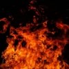 Ilustrasi sepeda motor terbakar di jalan raya usai diduga mengalami gangguan saat melintas di wilayah Cibitung, Kabupaten Bekasi.