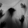 Warga Desa Sumbersari, Kecamatan Pebayuran, mengamankan dua orang pelaku teror ketok pintu yang menyamar sebagai pocong jadi-jadian.
