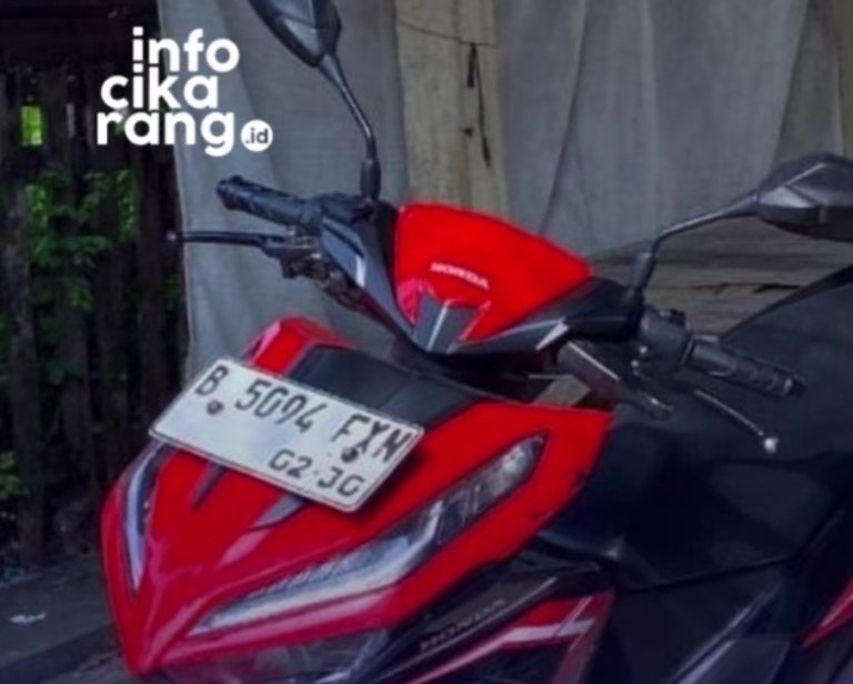 Pemilik kendaraan berharap masyarakat membantu mencari sepeda motor yang hilang di wilayah Cibatu, Cikarang Selatan, Kabupaten Bekasi, Selasa (2/6/2026).