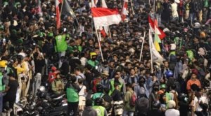 Mahasiswa dan Masyarakat Sipil Soroti Pembatasan Ruang Aspirasi dalam Aksi Menuju Indonesia Bangkrut di Bundaran HI