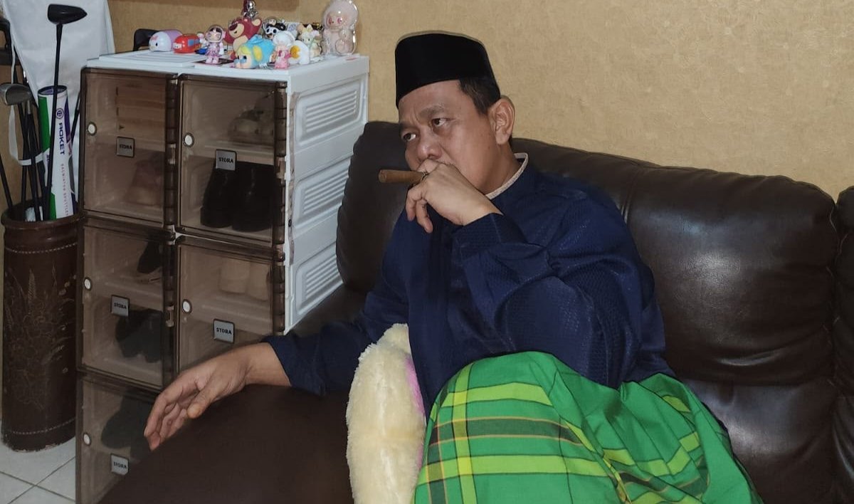 Junaedi saat menyampaikan pandangannya terkait pentingnya optimalisasi peran Dewan Pengawas Perumda Air Minum Tirta Bhagasasi Kabupaten Bekasi dalam memperkuat tata kelola perusahaan.
