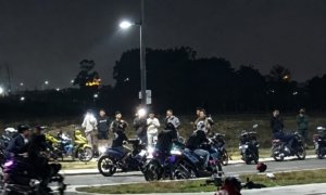 Aktivitas kendaraan di kawasan Kota Deltamas, Cikarang Pusat. Warga mengeluhkan dugaan aksi kebut-kebutan yang berlangsung hingga dini hari.