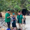 PAC GP Ansor Cikarang Utara bersama Bagana menyalurkan bantuan 15.000 liter air bersih dan air minum kepada warga terdampak kekeringan di wilayah Cibarusah, Kabupaten Bekasi.