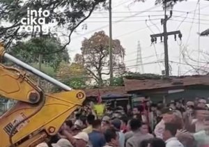 Lapak Madura di Bawah Flyover Jarakosta-Sukadanau Ditertibkan, Sempat Terjadi Gesekan dengan Pemilik