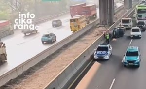 Kecelakaan dilaporkan terjadi di Tol Jakarta-Cikampek KM 20 wilayah Tambun arah Jakarta, Kamis pagi (24/9/2026), dan menyebabkan arus lalu lintas tersendat.