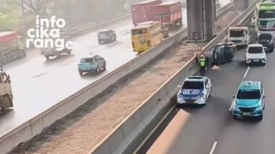 Kecelakaan dilaporkan terjadi di Tol Jakarta-Cikampek KM 20 wilayah Tambun arah Jakarta, Kamis pagi (24/9/2026), dan menyebabkan arus lalu lintas tersendat.