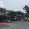 Kondisi terbaru Bundaran Patung Kuda Jababeka yang terlihat sudah rata pada Jumat (9/10/2026) dalam unggahan Instagram @sutar_boement.